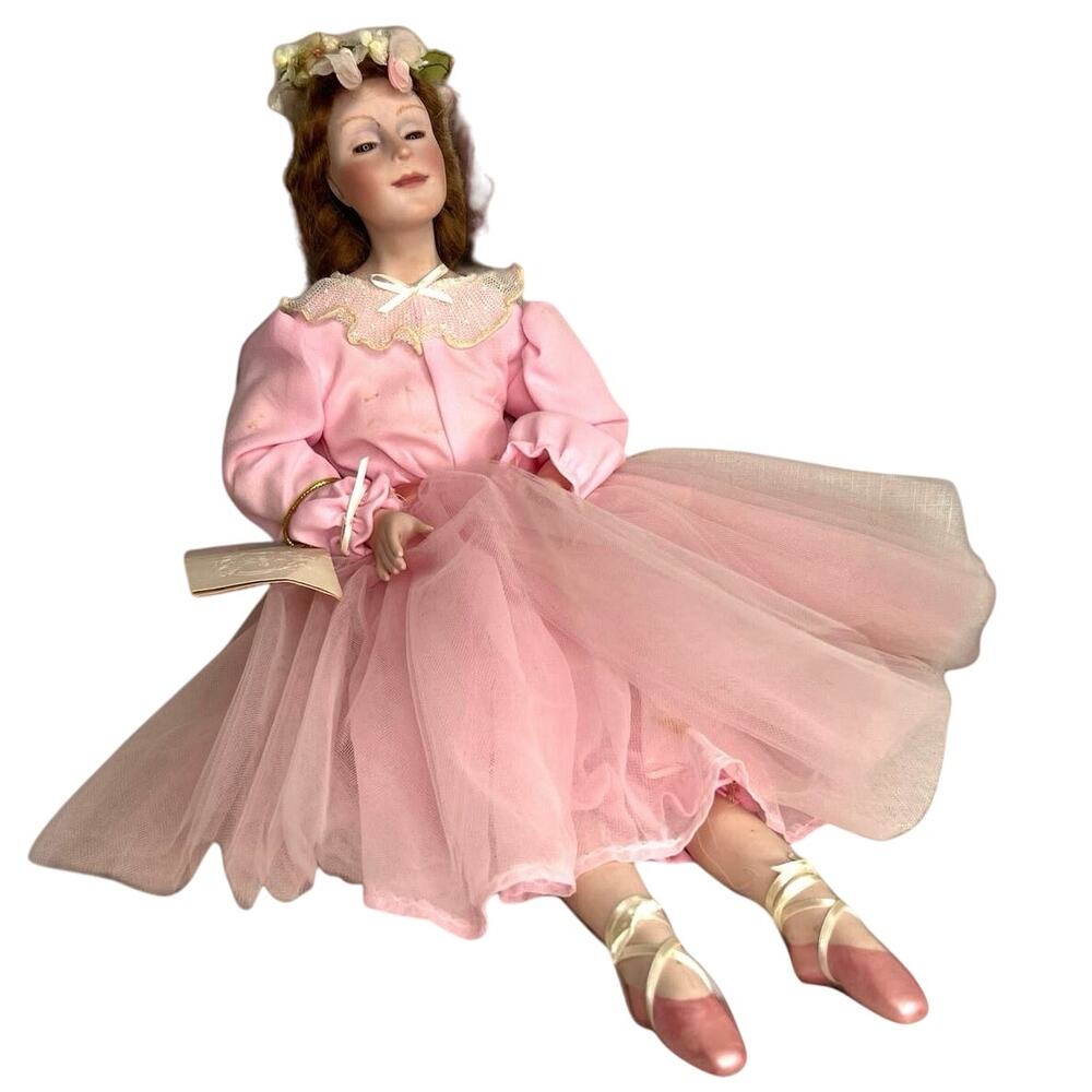Avigail Anna Brahms Signed Porcelain Doll 1983 Rebecca Ballerina Ltd Ed 12/450
